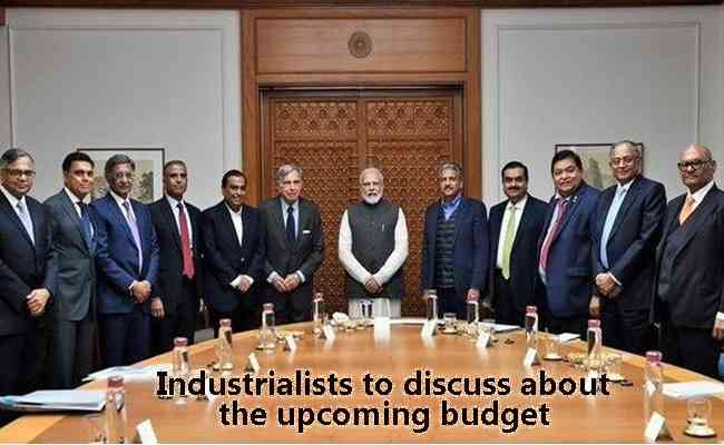 PM Modi holds consultations with industrialists to discuss about the upcoming budget