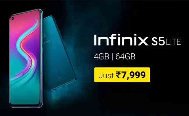 Infinix brings in S5 Lite with 6.6-inch HD+ Punch Hole Super Cinema display