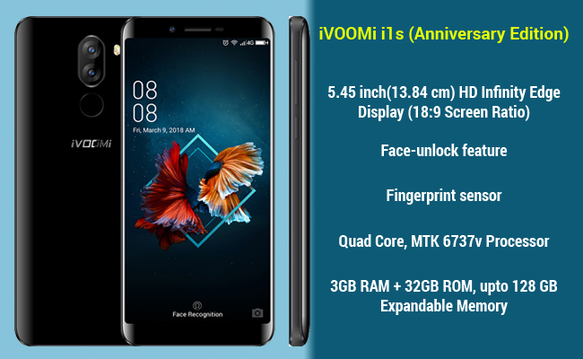 iVOOMi i1s Anniversary Edition with facial recognition feature launched