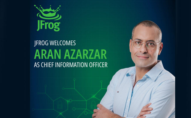 JFrog appoints security leader Aran Azarzar as its CIO