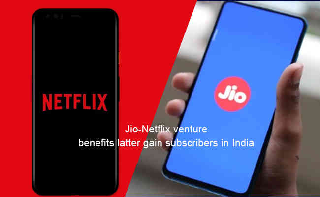 Jio-Netflix venture benefits latter gain subscribers in India