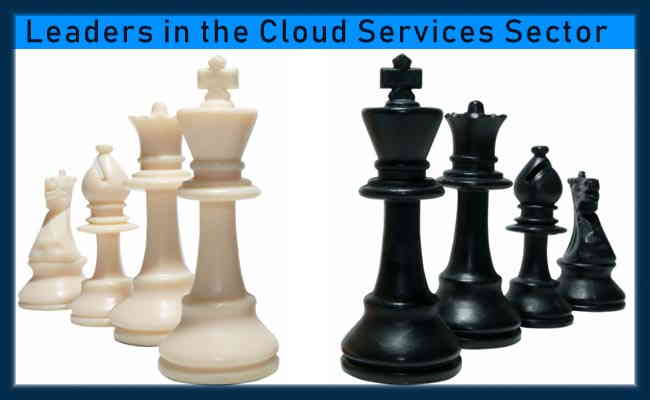 Google and Amazon are the leader in the cloud services sector