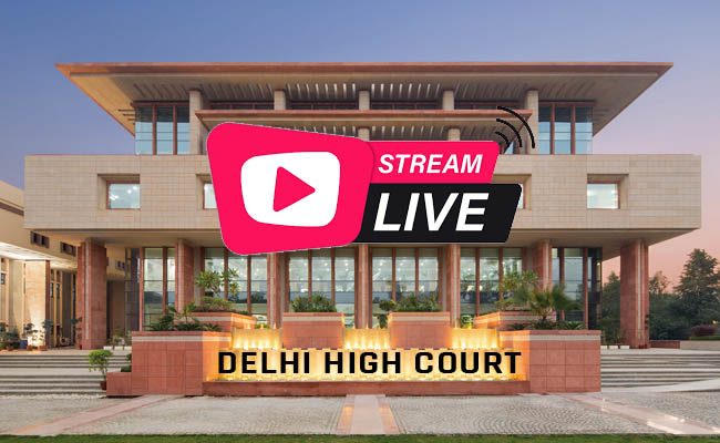 Live streaming of court proceedings successfully commenced by the Delhi High Court
