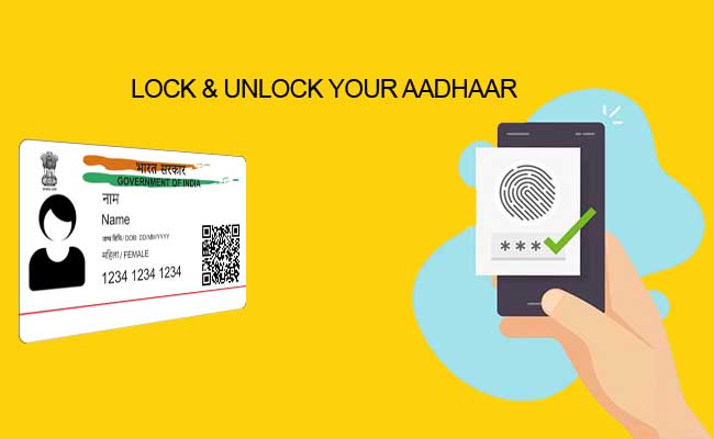 You can lock and unlock your12-digit Aadhaar card