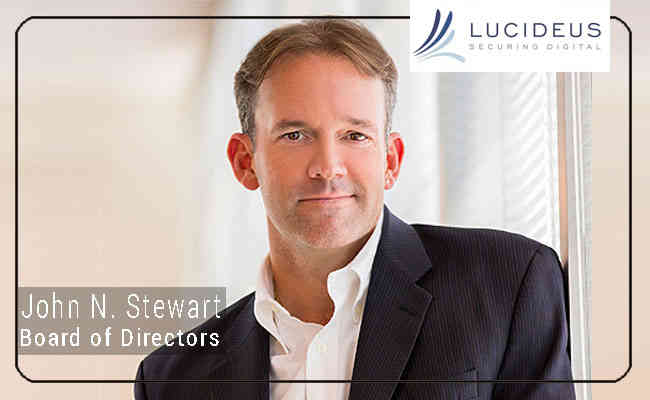 Lucideus ropes in John N. Stewart to its Board of Directors