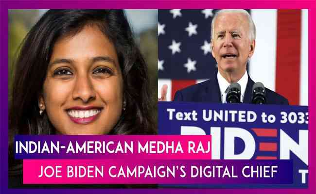 Medha Raj appointed as US Presidential candidate Joe Biden’s Digital Chief of staff