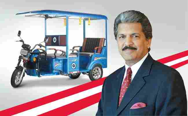 Modified e-rickshaw innovation: Anand Mahindra acknowledges