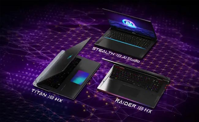 MSI unveils its new-line-up of AI powered laptops, its first g