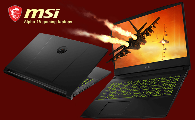 MSI updates Alpha 15 gaming laptops with AMD Ryzen 5000 H series