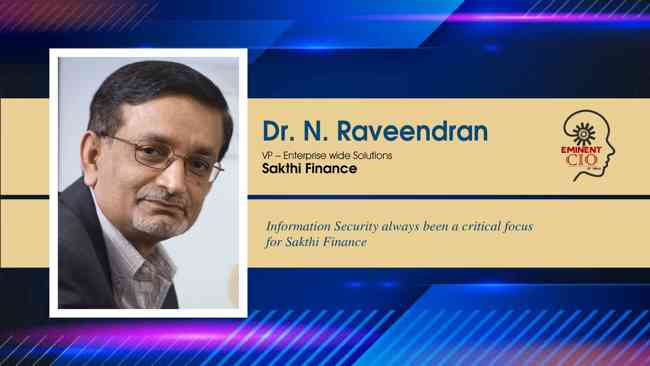 Information Security always been a critical focus for Sakthi Finance