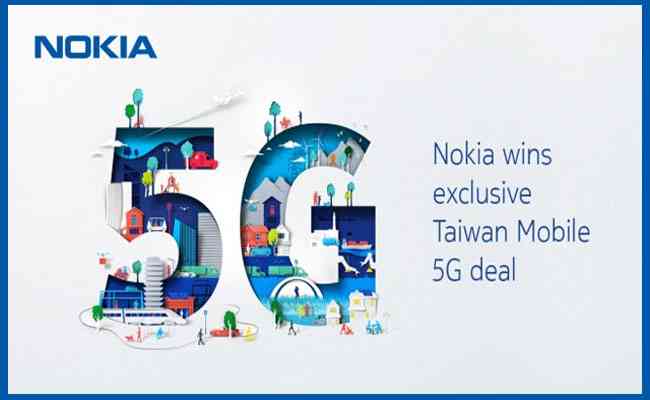 Nokia gains 400 mn Euros of 5G deal from Taiwan Mobile