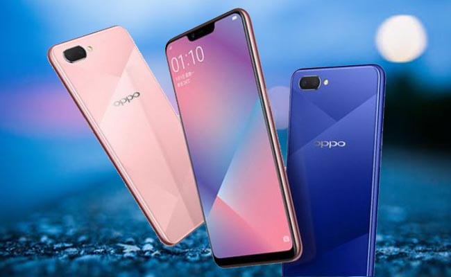 OPPO A5 with dual and rear cameras