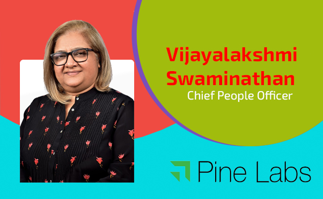 Pine Labs assigns Vijayalakshmi Swaminathan as Chief People Officer