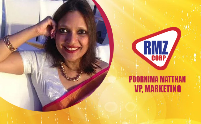Poornima Matthan joins RMZ Corp as VP, Marketing Communications