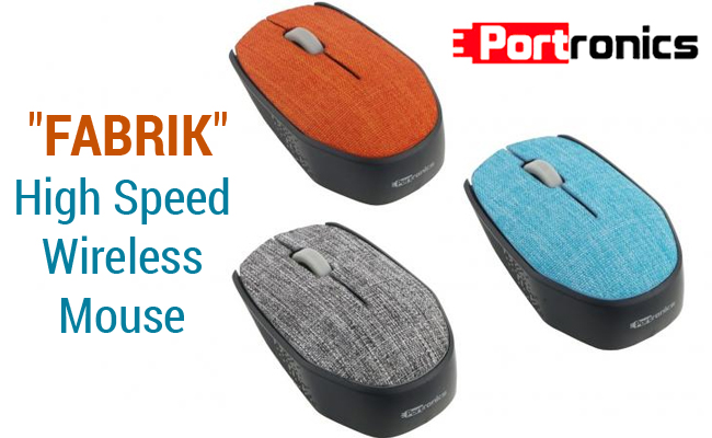 Portronics unveils FABRIK – a 2.4GHz wireless mouse