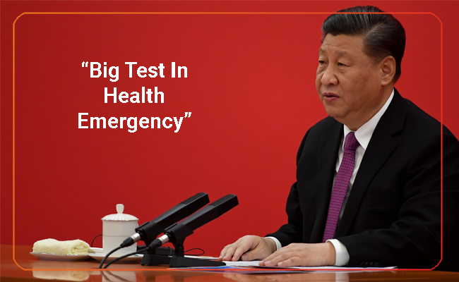 President Xi terms Coronavirus as 'big test in health emergency'