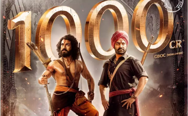 Rajamouli’s RRR crosses Rs 1000 crore mark, becomes 3rd highest grossing Indian movie globally