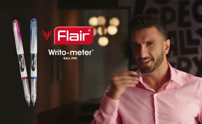 Ranveer Singh endorses “Flair”: “Bas Flair aur Kuch nahi”
