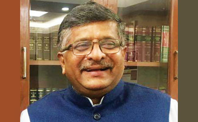 Ravi Shankar Prasad, Union Cabinet Minister for Law and Justice & Information Technology in the Government of India
