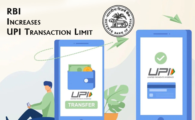 RBI Increases UPI Transaction Limit