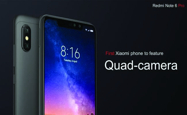 Xiaomi launches Redmi Note 6 Pro - the quad-camera phone