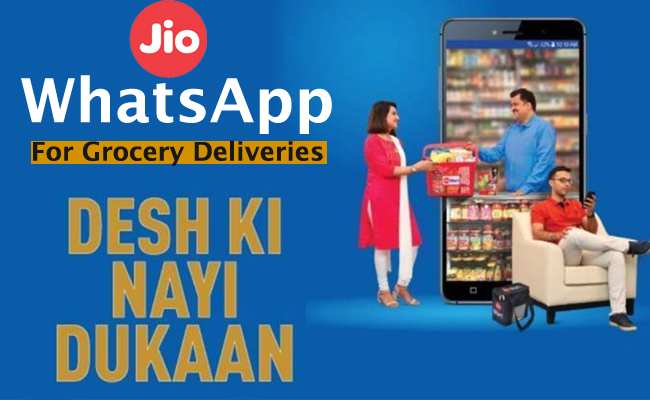 Reliance Jio starts test using of WhatsApp for grocery deliveries
