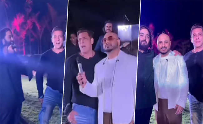 Salman Khan trolled for singing with B Praak at Anant Ambani's