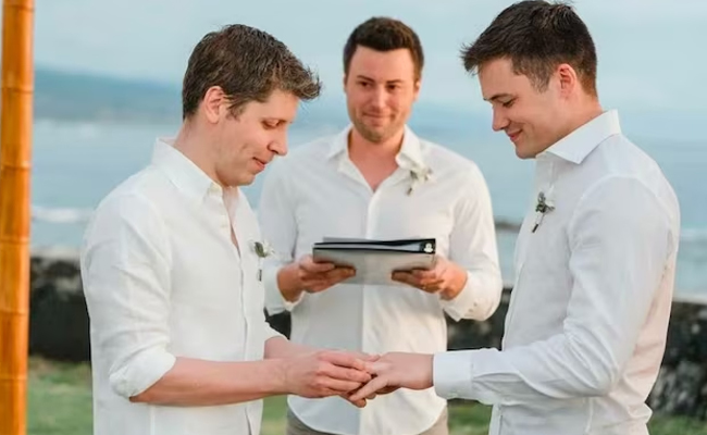 Sam Altman Marries Long-Time Partner Oliver Mulherin