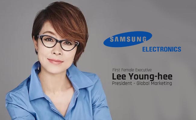 Samsung Electronics promotes a female executive for the first time as President