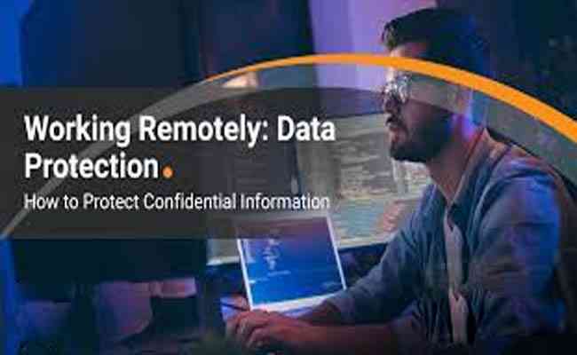 How to secure confidential data while working remotely