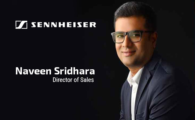 Sennheiser names Naveen Sridhara as Director of Sales for Business Communication in India