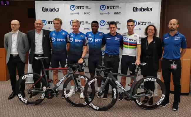 Team Dimension Data rebrands to NTT Pro Cycling