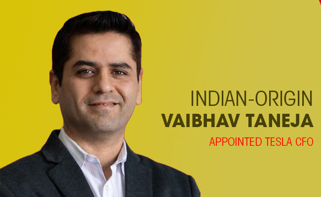 Tesla appoints Indian-origin Vaibhav Taneja as CFO