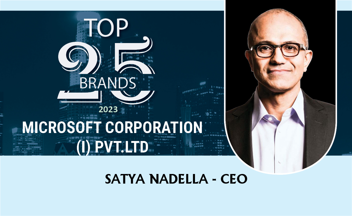 Most Trusted Brands 2023 : Microsoft Corporation (I) Pvt.Ltd   