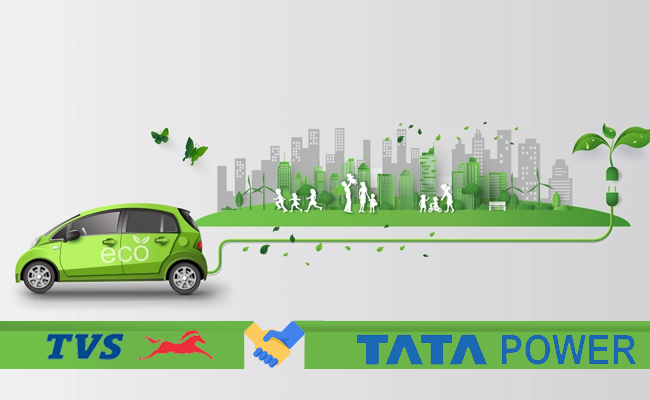 TVS Motors and TATA Power join hands to develop EV charging infra