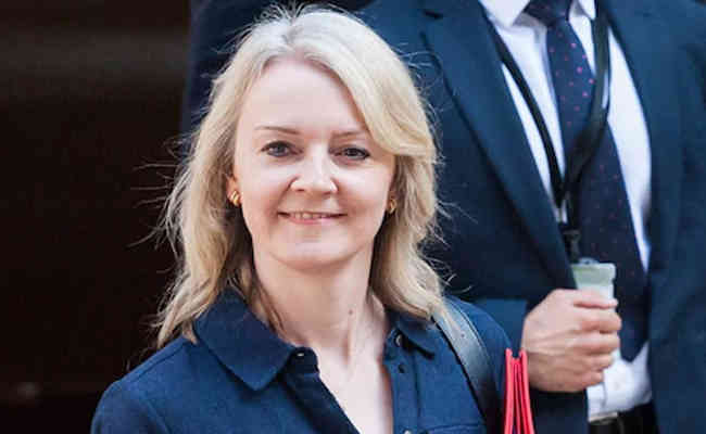 UK's trade secretary Liz Truss discusses innovation in healthcare sector with Serum Institute CEO