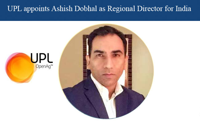 UPL appoints Ashish Dobhal as Regional Director for India