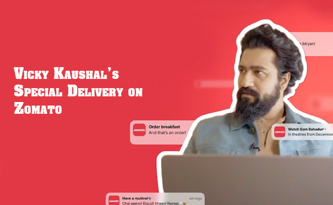 Vicky Kaushal's Special Delivery on Zomato