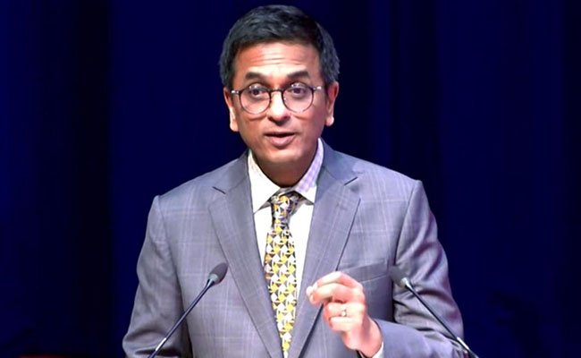 Virtual hearing in courts is here to stay for future: CJI Chandrachud