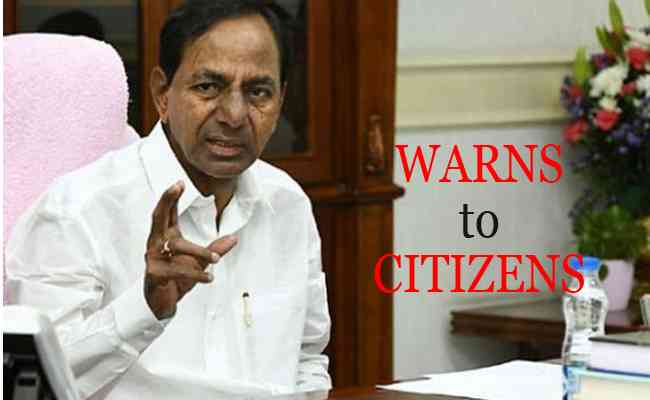 Telangana CM warns citizens to stay at home or will be forced to shoot at sight