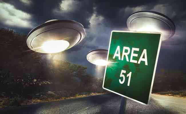 What is significance between Area 51 and aliens: 