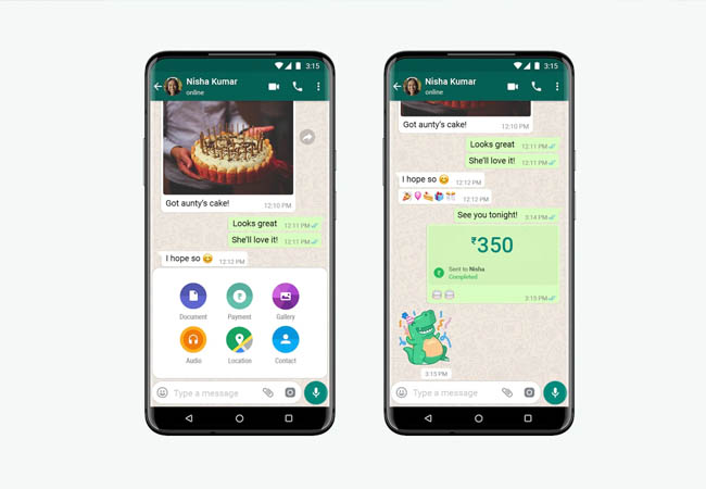 WhatsApp launches in-chat payments service in India