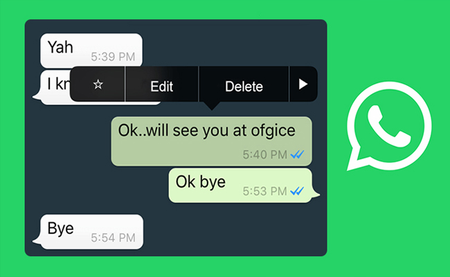 WhatsApp working on edit message feature