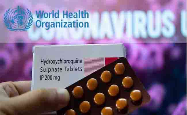 WHO confirms the trial of anti-Malaria drug Hydroxychloroquine