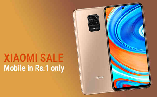 Xiaomi Sale today Get 48 MP Camera only in Rs 1 with 600mAh Battery