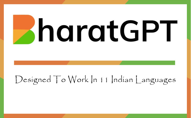 MY BRAND BOOK BharatGPT designed to work in 11 Indian languages