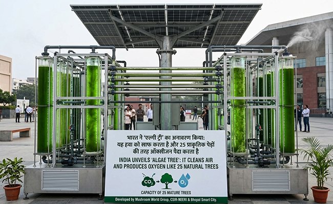 Bhopal gets India’s first ‘Algae Tree’ that cleans air like 25 real trees