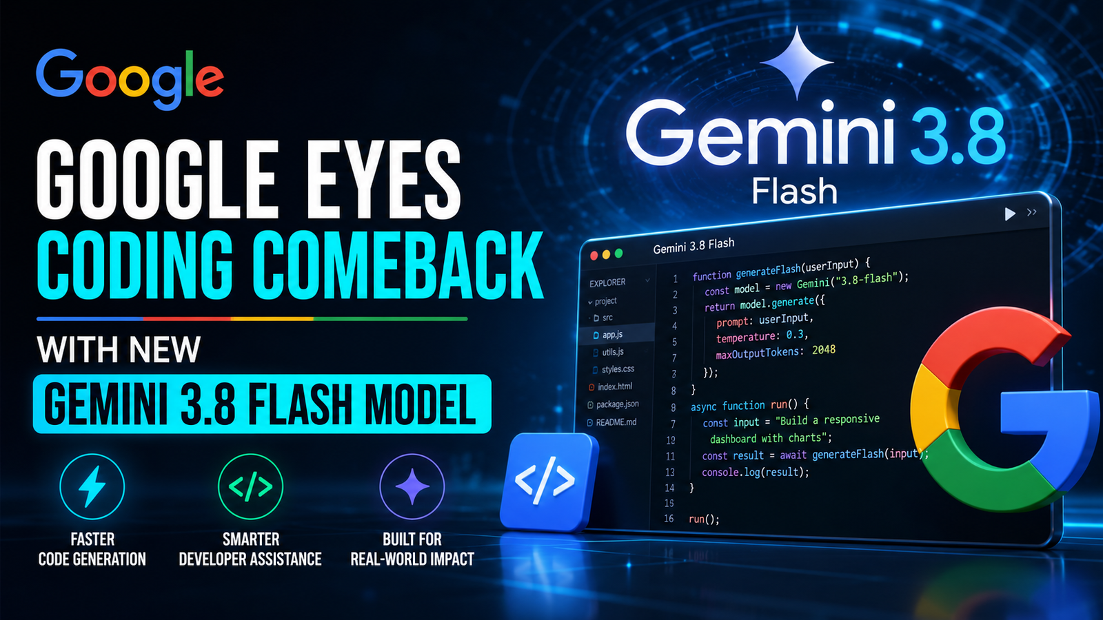 Google eyes coding comeback with new Gemini 3.8 Flash model